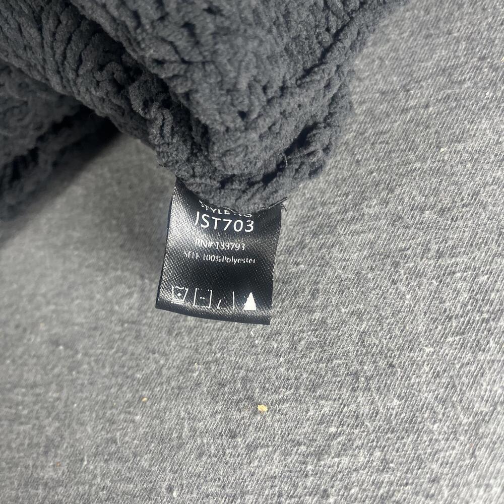 POL Women's Medium Gray Cable Knit Turtleneck “cozy” Sweater RN#133793 polyester - Picture 9 of 9